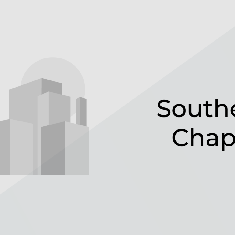 Southern Chapter Training Banner with Gray City Scape Southern Chapter Training Banner with Gray City Scape